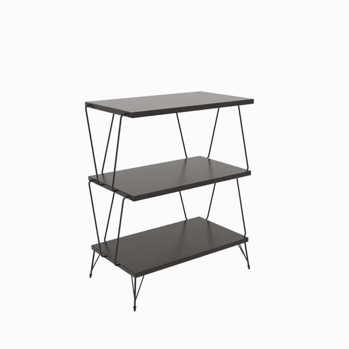 Hanah Home Mesa Lateral Antracita 46x76x30 cm